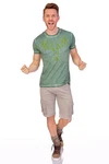 MarJo Trachtenshirt Herren DENNIS erde/tanne