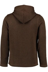Tom Collins Outdoorjacke Strickfleecejacke - RAMON braun/hellgrau melange