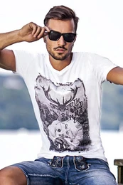 Trachtenshirt Trachtenshirt Herren - WOID - wei
