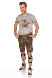 Trachtenshirt Trachtenshirt Herren - ALPREBELL - grau