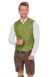 Hammerschmid Trachtenweste PATRICK eisblau/schilf
