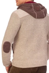 Spieth & Wensky Trachtenstrickjacke Style Dakar mittelgrau/natur