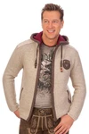 Spieth & Wensky Trachtenstrickjacke Style Dakar mittelgrau/natur