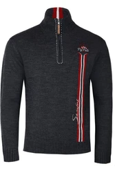 Piz Pal Strickpullover Herren - UTTING anthrazit/denim