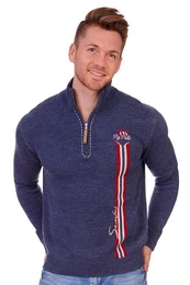 Piz Pal Strickpullover Strickpullover Herren - UTTING - anthrazit, denim