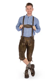 Maddox Trachtenhemd TAMIAS blau/rot