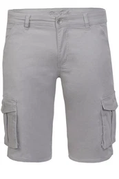 Piz Pal Trachtenjeans Jeans Bermuda Herren - WALLGAU - felsgrau, yeti