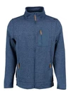 orbis Outdoorjacke Strickfleecejacke Herren GAJUS anthrazit/blau