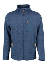 orbis Outdoorjacke Strickfleecejacke Herren GAJUS anthrazit/blau