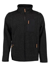 orbis Outdoorjacke Strickfleecejacke Herren GAJUS anthrazit/blau