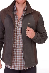 orbis Outdoorjacke Fleecejacke GERARDO Herren braun/grau