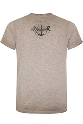 Hangowear Trachtenshirt Herren FISCHKOPP beige/weiß