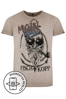Hangowear Trachtenshirt Herren FISCHKOPP