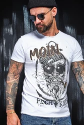 Hangowear Trachtenshirt Herren FISCHKOPP beige/weiß
