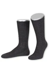 Lusana Trachtensocken L5697 anthrazit/bordeaux/jägeroliv (L5697)
