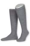 Lusana Trachtensocken Trachten Kniestrümpfe L4910 marine/mittelgrau/tanne