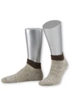 Lusana Trachtensocken LOFERL-SOCKEN natur/braun/beige