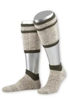 Lusana Trachtensocken Loferl L479T dunkelblau/oliv/dunkelrot (L479T)