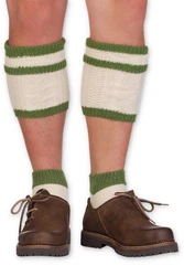 Lusana Trachtensocken Loferl Style L479 natur/mittelgrau (L479)