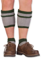 Lusana Trachtensocken Loferl Style L479 natur/mittelgrau (L479)