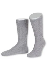 Lusana Trachtensocken L5697 jeans/marine/mittelgrau (L5697)