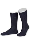 Lusana Trachtensocken L5697 jeans/marine/mittelgrau (L5697)