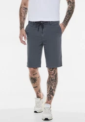 STREET ONE MEN Shorts mit Tunnelzugband Dunkelblau/Dunkelgrau/Grau/Hellgrau/Blau