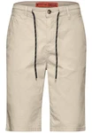 STREET ONE MEN Shorts mit Tunnelzugband Khaki/Beige