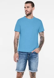 STREET ONE MEN T-Shirt Hellblau/Blau