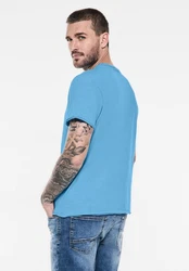 STREET ONE MEN T-Shirt Hellblau/Blau
