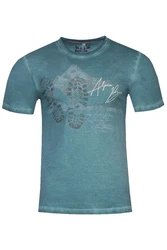 MarJo Trachtenshirt Herren ONUR petrol/torf