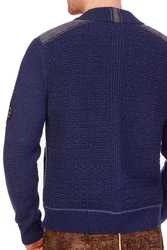 Spieth & Wensky Trachtenstrickjacke TALHEIM marine/silbergrau