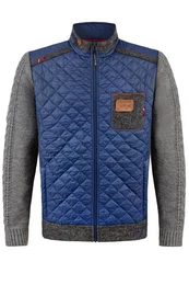 Outdoorjacke Outdoorjacke Herren - ALBERTO - blau/grau