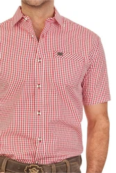 Spieth & Wensky Trachtenhemd KANU rot/blau