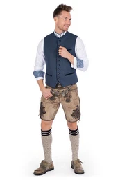 Trachtenweste Trachtenweste - MARLON - navy/taubenblau