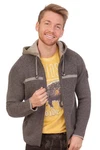 Spieth & Wensky Trachtenstrickjacke MANNHEIM anthrazit/pepper