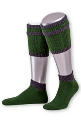 Lusana Trachtensocken Loferl L479 tanne/dunkelgrau/burgund/grau (L479)