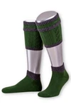 Lusana Trachtensocken Loferl L479 tanne/dunkelgrau/burgund/grau (L479)