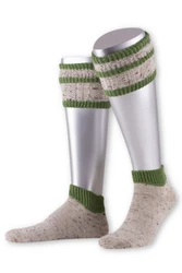 Lusana Trachtensocken Loferl L579 apfelgrün/dunkelrot (L579)