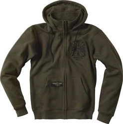 West Coast Choppers Kapuzenpullover Og Atx Zip Hoody Olivgrün