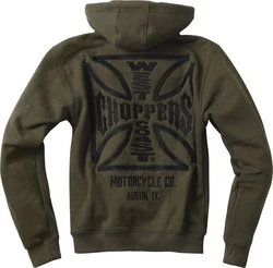 West Coast Choppers Kapuzenpullover Og Atx Zip Hoody Olivgrün