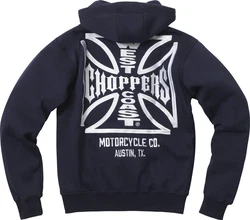 West Coast Choppers Kapuzenpullover Og Atx Zip Hoody Navy Blue