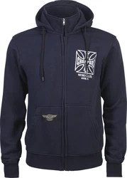 West Coast Choppers Kapuzenpullover Og Atx Zip Hoody Navy Blue