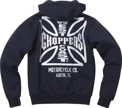 West Coast Choppers Kapuzenpullover Og Atx Zip Hoody Navy Blue