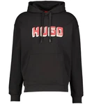 HUGO Sweatshirt Hoodie Diqerio Beige/Schwarz/Rot