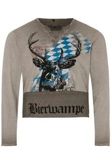 Hangowear Trachtenshirt Longsleeve Herren FERDI BAVARIA