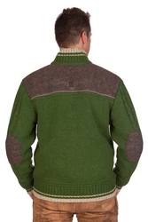 Spieth & Wensky Trachtenstrickjacke NETZBACH Meisterschaftsjacke grün/schwarz