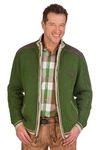 Spieth & Wensky Trachtenstrickjacke NETZBACH Meisterschaftsjacke grün/schwarz
