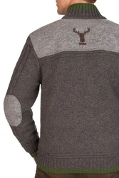 Spieth & Wensky Trachtenstrickjacke NETZBACH Meisterschaftsjacke grün/schwarz