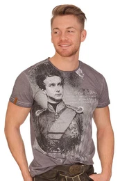Trachtenshirt Trachtenshirt Herren - WIGGERL - grau